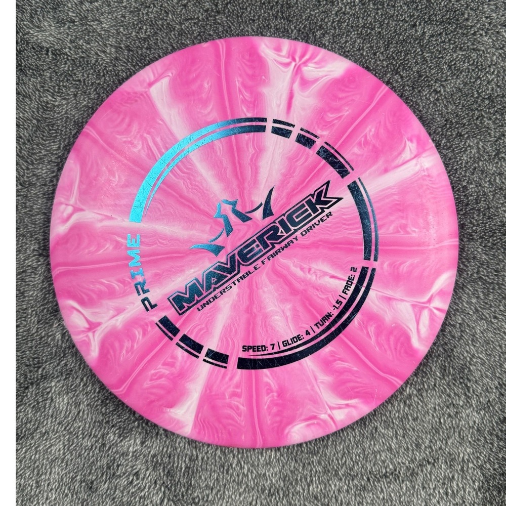 Dynamic Discs Maverick Prime Burst Pink Fairway Driver Speed 7 4 -1.5 2